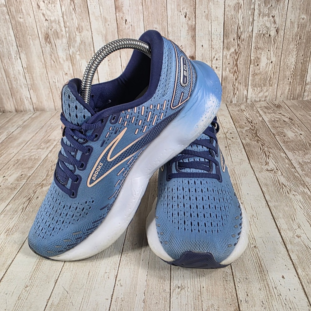 Brooks Glycerin 20 Running Shoes Cushioned Athletic Sneakers Blue Women's 8.5 - Picture 5 of 8